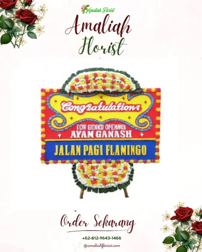 Bunga Papan Congratulation di Kedis